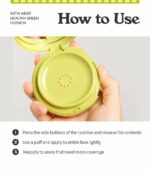 UNLEASHIA - Satin Wear Healthy-Green Cushion - Image 8