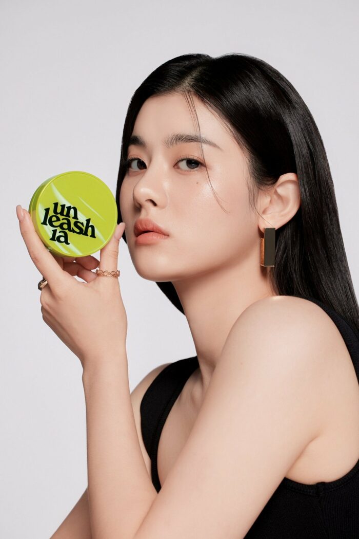 UNLEASHIA - Satin Wear Healthy-Green Cushion - Image 2