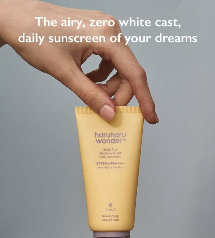 Haruharu WONDER - Black Rice Moisture Airyfit Sunscreen 50 ml - Image 3