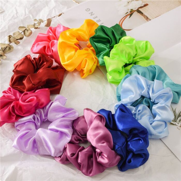 Scrunch satin ties - Image 2