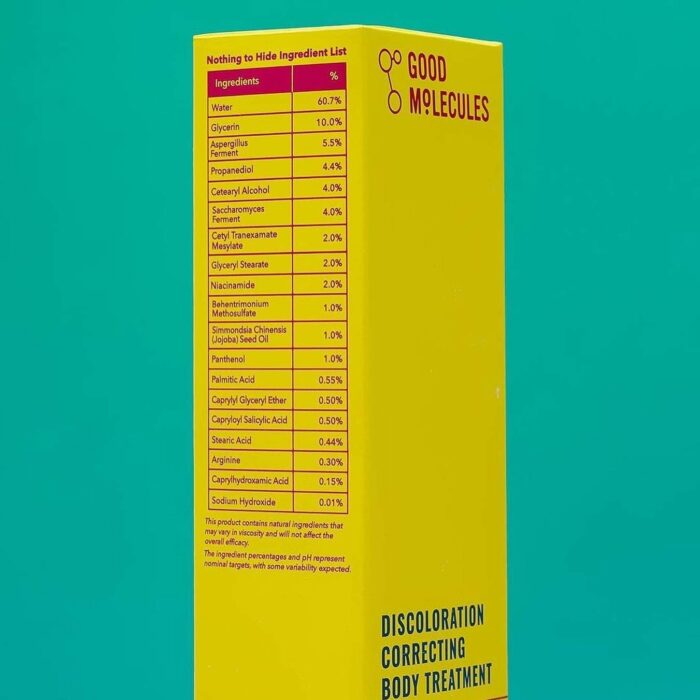 ⁦GOOD Molecules DISCOLORATION CORRECTING BODY TREATMENT⁩ - الصورة ⁦2⁩