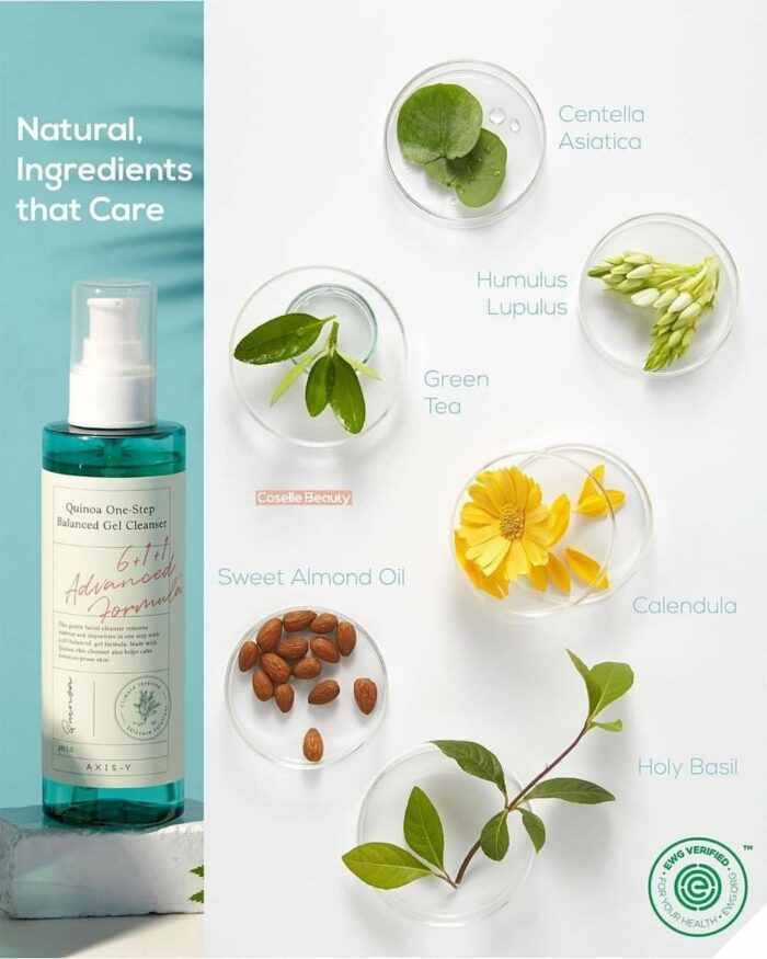 AXIS-Y Quinoa One-Step balanced Gel Cleanser 180ml - Image 2