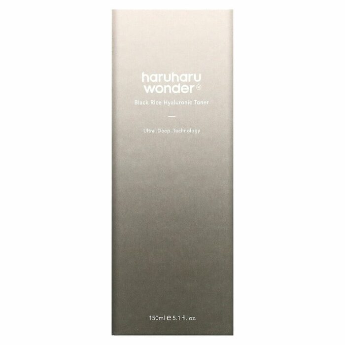 HARUHARU WONDER Black Rice Hyaluronic Toner Fragrance Free- 150ml - Image 2