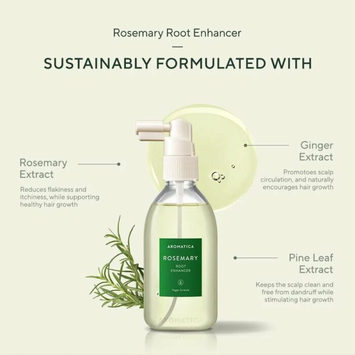 AROMATICA Rosemary Root Enhancer - 100ml - Image 2