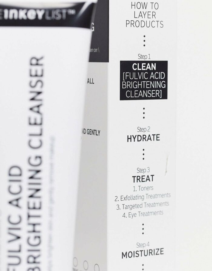 The inkey list  Fulvic Acid Brightening Cleanser - Image 2
