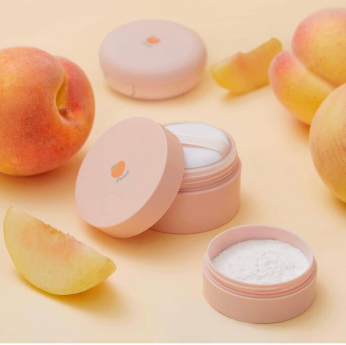 ⁦SKINFOOD - Peach Cotton Multi Finish Powder Large⁩ - الصورة ⁦5⁩