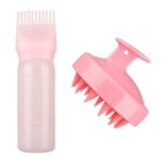 Hair Dye Bottle With Comb with massage brush
