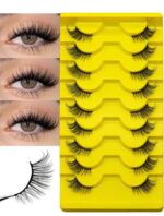 ⁦cat eye short soft eyelashes -10 pair⁩ - الصورة ⁦2⁩