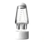 Scalp massage comb liquid oil and shampoo brush with rolling ball