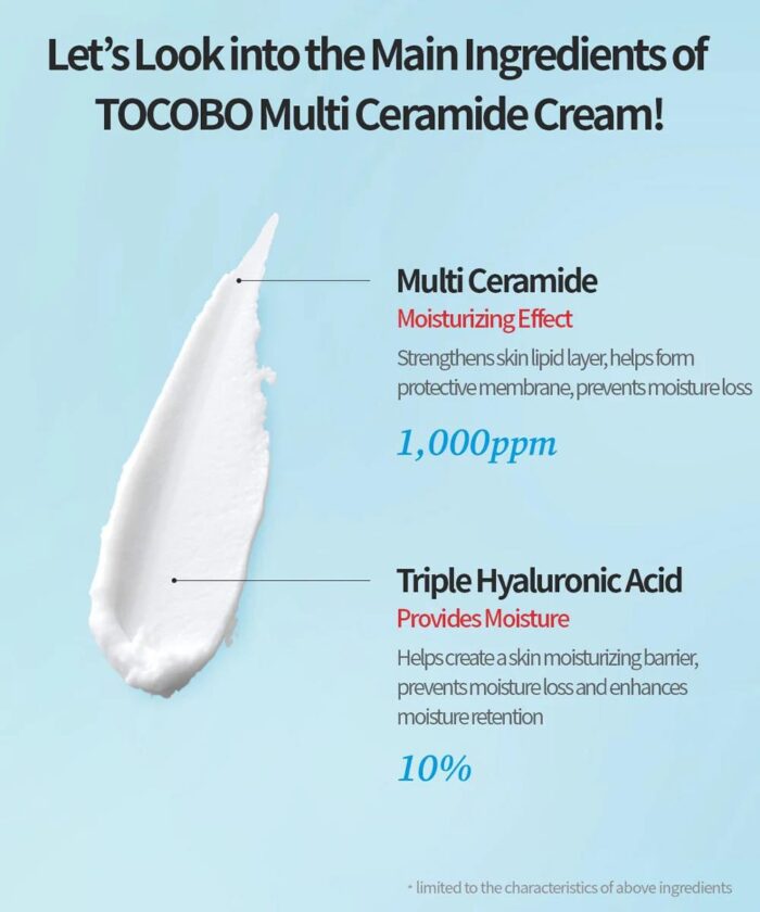 ⁦TOCOBO Multi Ceramide Cream 50ml⁩ - الصورة ⁦3⁩