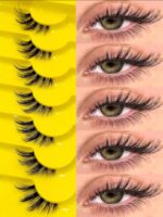 cat eye eyelashes - 7 pair