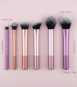 ⁦6 PCS makeup brush set⁩ - الصورة ⁦2⁩