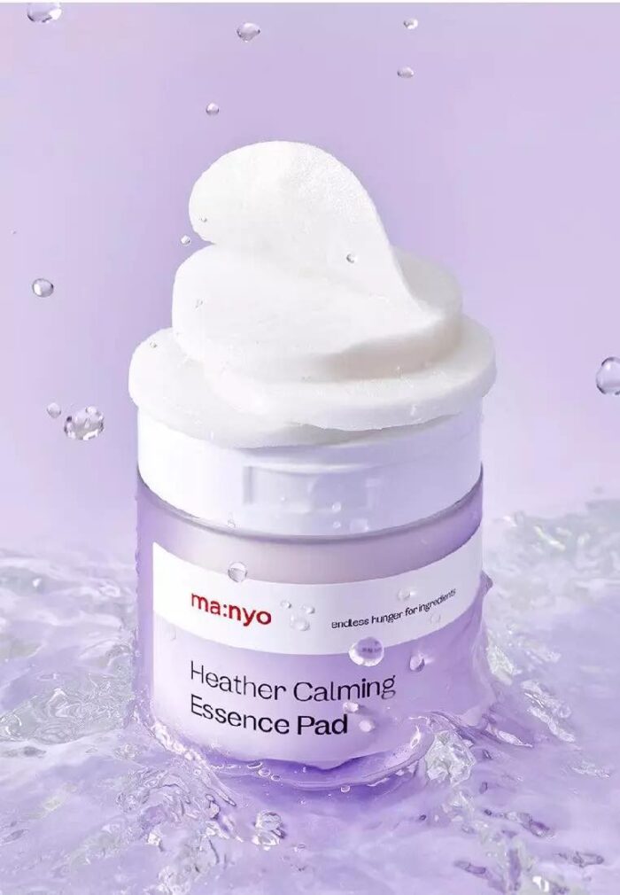 ⁦Manyo Heather Calming Essence Pad 60P / 265 ML⁩ - الصورة ⁦2⁩