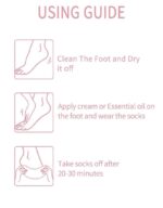2pcs Essential Oil Moisturizing Socks - Image 3