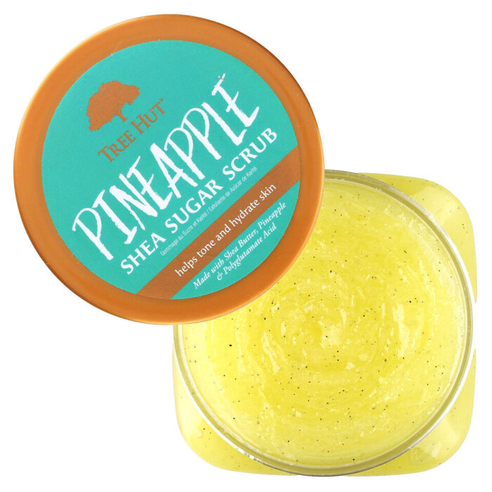 Tree Hut Shea Sugar Scrub, Pineapple, 18 oz (510 g) - Image 3