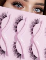 5 pair of fishtail cross false eyelashes