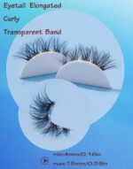 5 pair of fishtail cross false eyelashes - Image 4