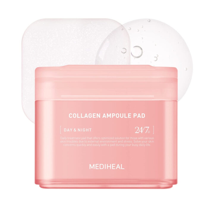 ⁦MEDIHEAL Collagen Ampoule Pad 170ml (100pcs)⁩ - الصورة ⁦3⁩