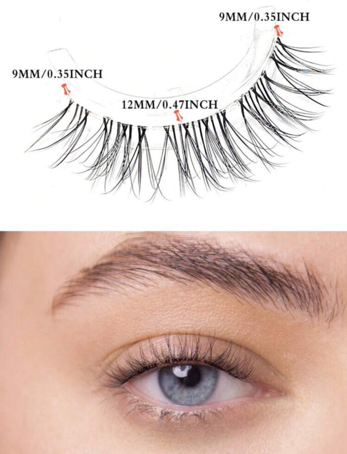 ⁦Natural wispy laches 10 pair⁩ - الصورة ⁦2⁩