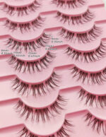 ⁦Natural wispy laches 10 pair⁩ - الصورة ⁦4⁩