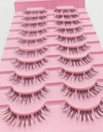 ⁦Natural wispy laches 10 pair⁩ - الصورة ⁦5⁩