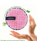 Facial cleansing makeup remover puff 1 pcs - Image 2