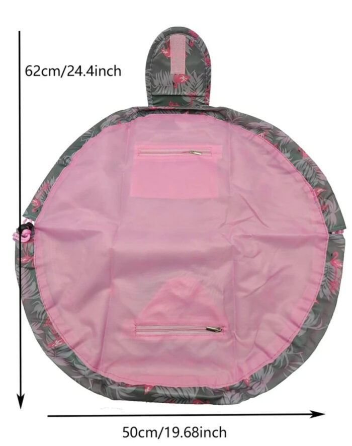 Flamingo patterned makeup bag - Image 2