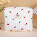 2pcs Cherry Shaped Cotton Makeup Bag Set - Image 2