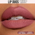 HUDA BEAUTY Bombshell Lip Liner and Liquid Lipstick Set - Image 2