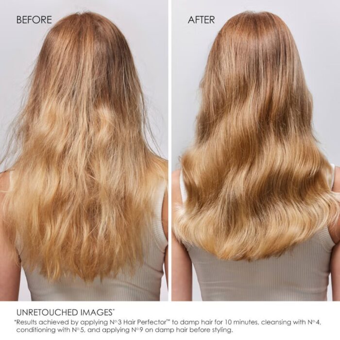 ⁦OLAPLEX NO. 3 HAIR PERFECTOR PRE-SHAMPOO STRENGTHENING AND REPARATIVE HAIR TREATMENT 100ML⁩ - الصورة ⁦4⁩