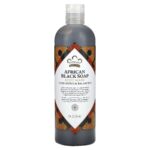 Nubian Heritage African Black Soap, Body Wash, (384 ml)
