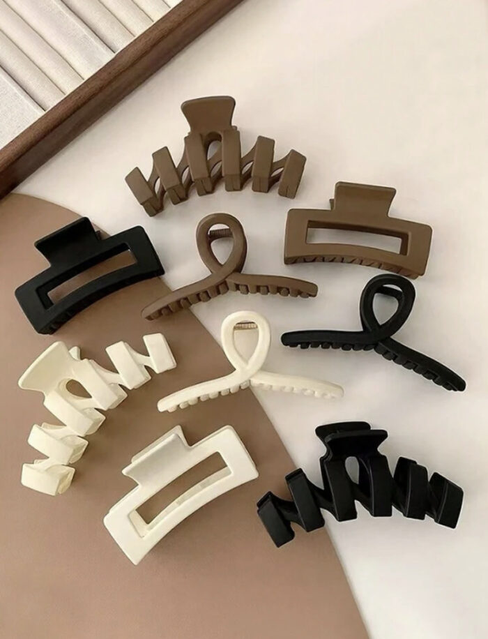 9pcs/Set Coffee Colored Shark Hair - Image 4