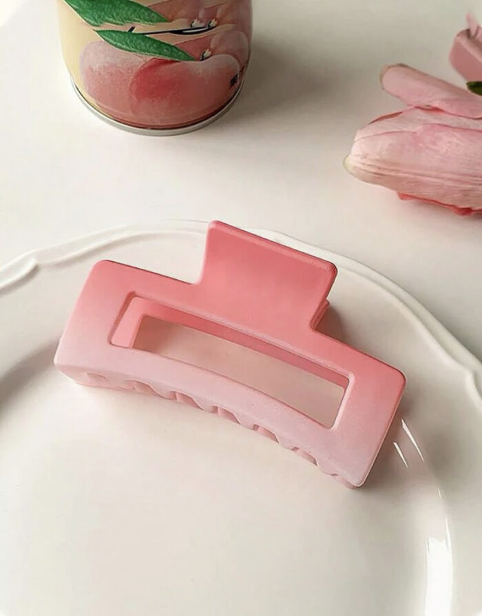 8pcs Women's Pink INS Style Gradient Hair Clips - Image 3