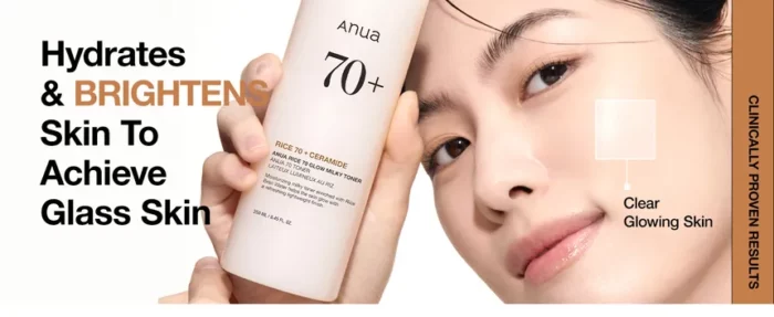 Anua Rice 70 Glow Milky Toner 250 ML - Image 8