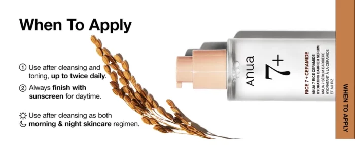 Anua - 7 Rice Ceramide Hydrating Barrier Serum 50 ml - Image 3