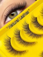Cat eye natural curl eyelashes - 6 pair