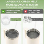 1pc 4-Cavity Water Bottle Ice Cube Tray Ice Cube - Image 2