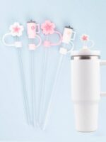 Silicone Straw Covers Cap Compatible With 30&40 Oz Cup