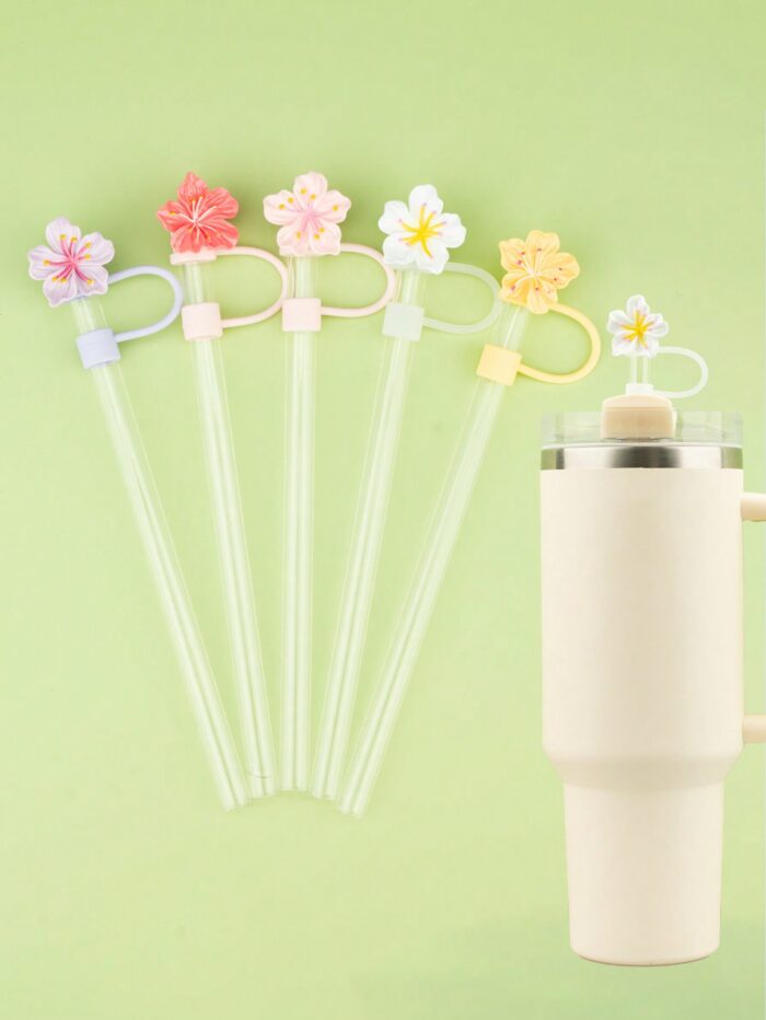 Silicone Straw Covers Cap Compatible With 30&40 Oz Cup - Image 2