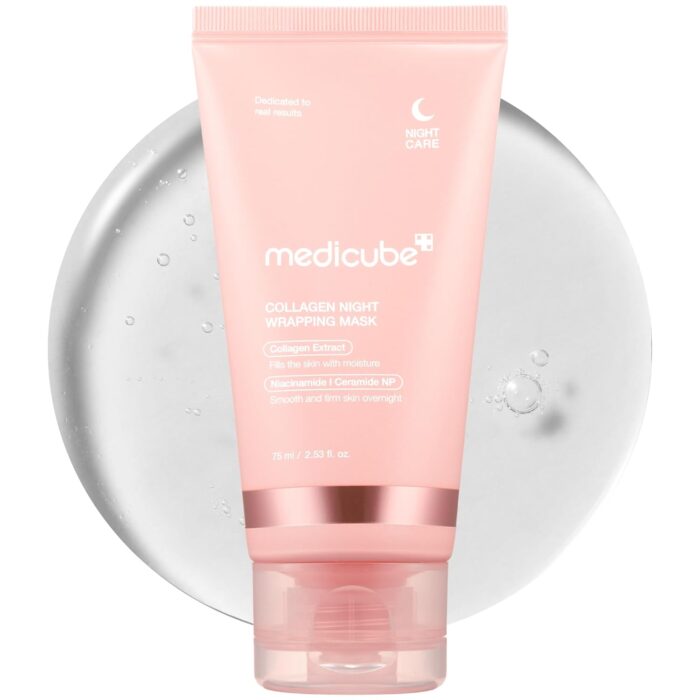 ⁦Medicube Collagen night Wrapping Mask 75 ml⁩ - الصورة ⁦5⁩