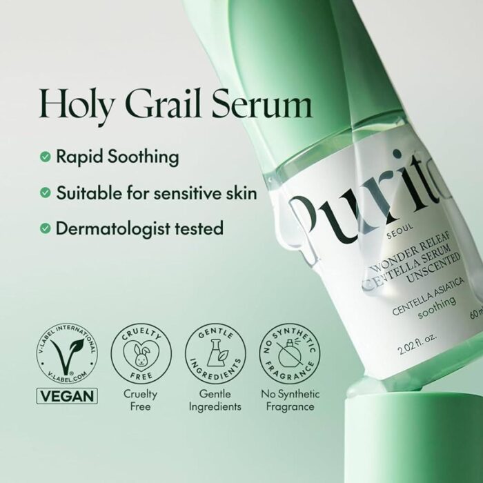 ⁦Purito SEOUL - Wonder Releaf Centella Serum Unscented⁩ - الصورة ⁦4⁩