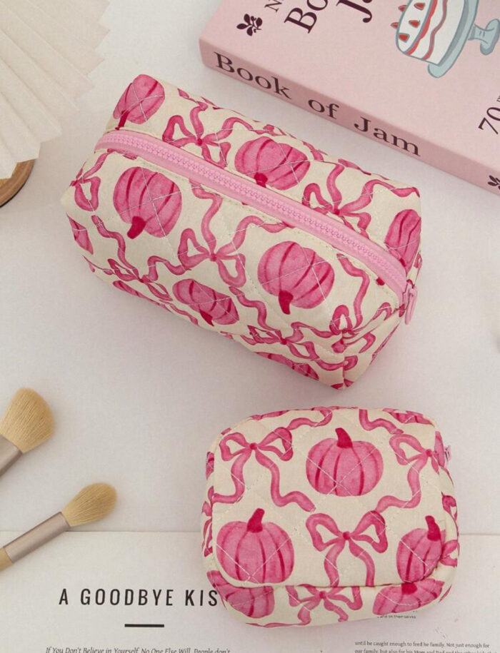 ⁦Makeup bag cosmetics bag 2 pcs⁩ - الصورة ⁦2⁩