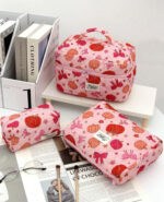 Makeup Bag With Zipper Travel Toiletry Organizer 3 pcs