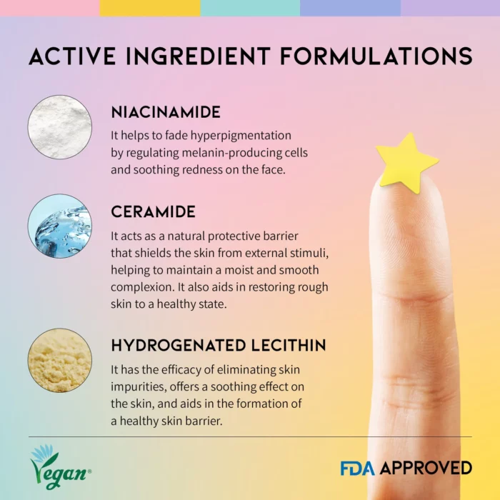 OOTD Beauty Star Spot Acne/Pimple Patch For Face, Hydrocolloid 80 Dots - Image 4