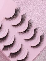 Natural fluffy soft eyelashes - 5 Pair - Image 3