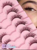cat eye lashes -7 pair