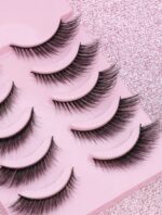 Natural fluffy soft eyelashes - 5 Pair - Image 2