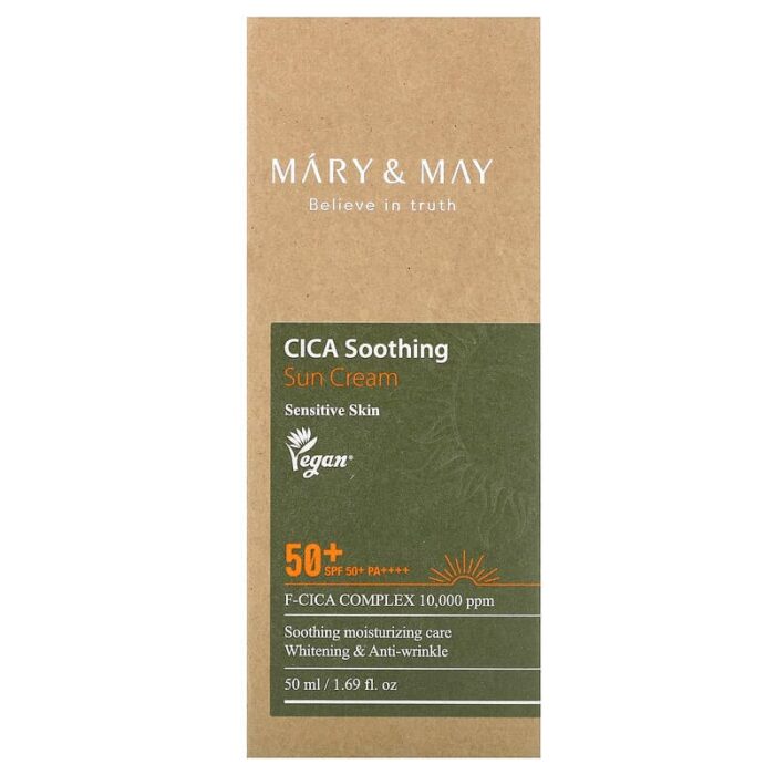 Mary&May Cica Soothing Sun Cream - 50 ml - Image 3