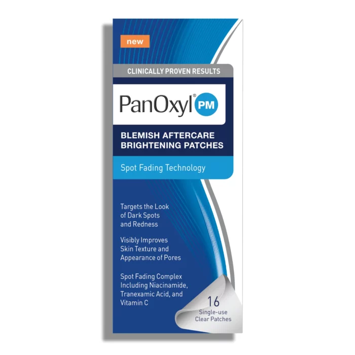 PanOxyl PM Blemish Aftercare Brightening Patches, 16 Single-Use Clear Patches - Image 4