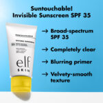 Elf Suntouchable Invisible Sunscreen SPF 35 - 50 ml - Image 2